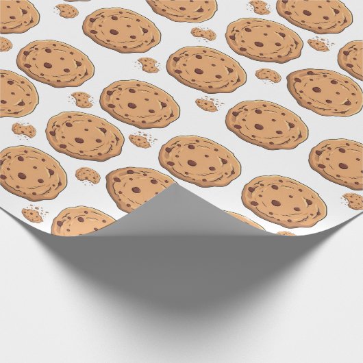 Chocolate Chip Cookie Geschenkpapier (Ecke)