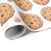Chocolate Chip Cookie Geschenkpapier (Rolleneckpunkt)