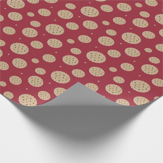 Chocolate Chip Cookie Geschenkpapier (Ecke)