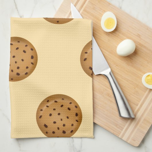 Chocolate Chip Cookie  Geschirrtuch (Viertel Falte)