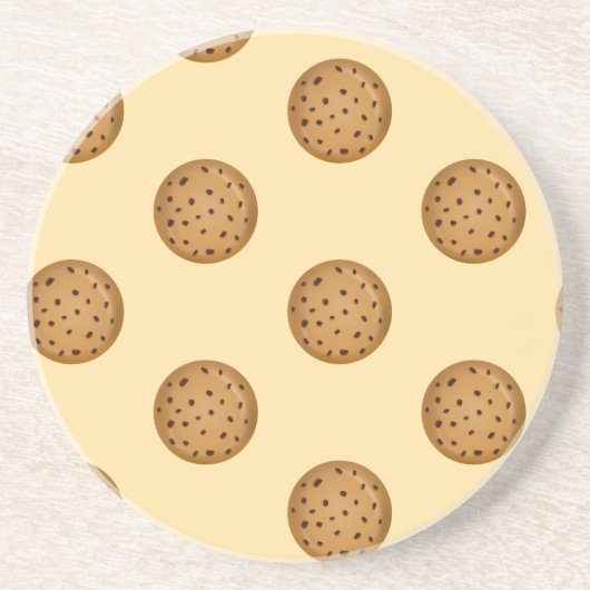 Chocolate Chip Cookie Getränkeuntersetzer (Vorne)