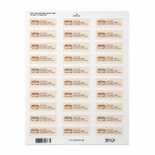 Chocolate Chip Cookie Ice Creme Sandwich Labels (Vorne)