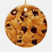 Chocolate Chip Cookie Image Keramik Ornament (Hinten)