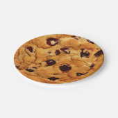 Chocolate Chip Cookie Image Pappteller (Schrägansicht)