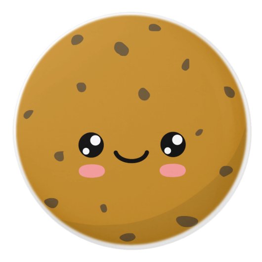 Chocolate Chip Cookie Keramikknauf (Vorderseite)