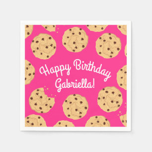 Chocolate Chip Cookie Kinder 1. Geburtstag Party R Serviette