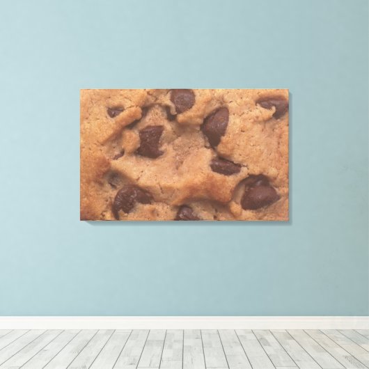 Chocolate Chip Cookie Leinwanddruck (Insitu (Holzboden))