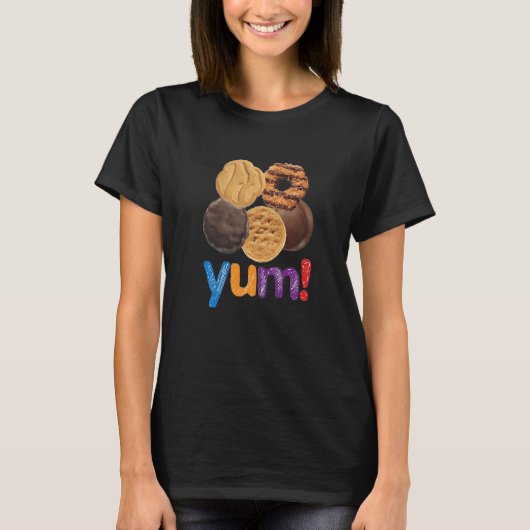 Chocolate Chip Cookie Matching Halloween Kostüm T-Shirt (Vorderseite)