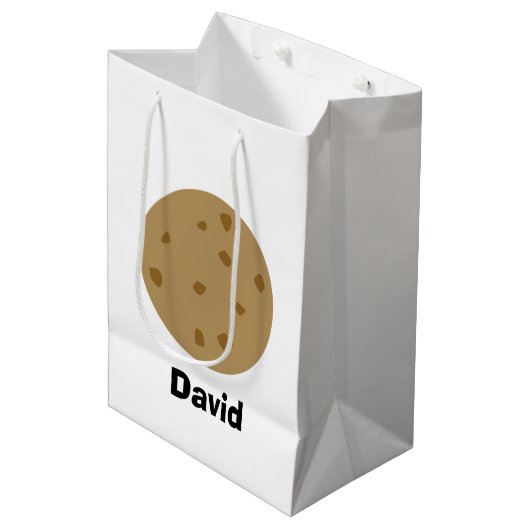 Chocolate Chip Cookie Mittlere Geschenktüte (Vorderseite Schrägansicht)