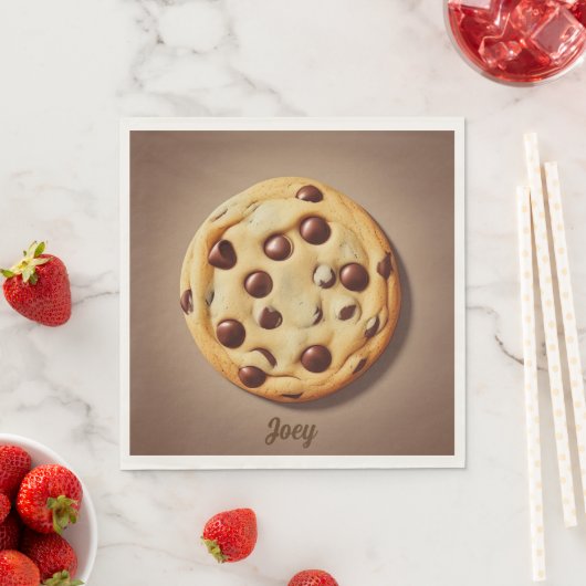 Chocolate Chip Cookie Napkins Kunst Serviette (Beispiel)