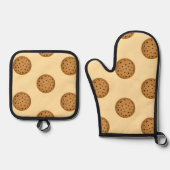 Chocolate Chip Cookie  Ofenhandschuh & Topflappen-Set (Vorderseite)