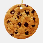 Chocolate Chip Cookie Personalisiert Weihnachten Keramik Ornament (Vorne)