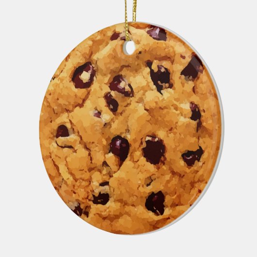 Chocolate Chip Cookie Personalisiert Weihnachten Keramik Ornament (Links)