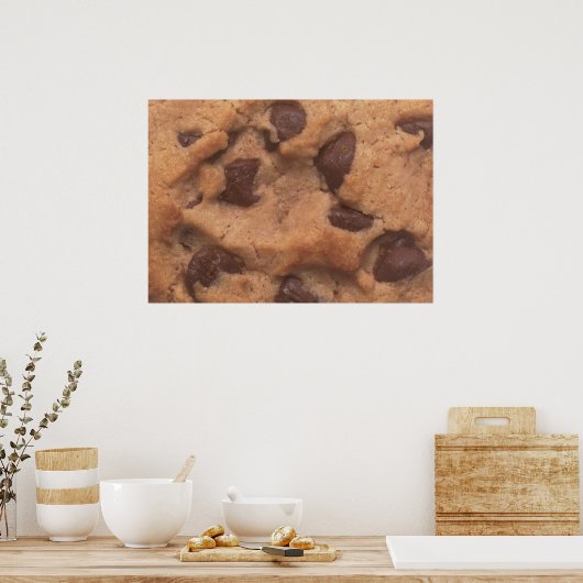 Chocolate Chip Cookie Poster (Küche)