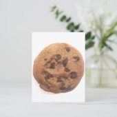 Chocolate Chip Cookie Postkarte (Stehend Vorderseite)