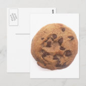 Chocolate Chip Cookie Postkarte (Vorne/Hinten)