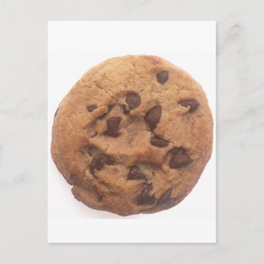 Chocolate Chip Cookie Postkarte (Vorderseite)