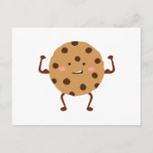 Chocolate Chip Cookie Postkarte (Vorderseite)