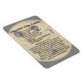 Chocolate Chip Cookie Rezept Magnet (Rechte Seite)