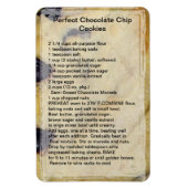 Chocolate Chip Cookie Rezept Magnet (Vertikal)