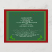 Chocolate Chip Cookie Rezept Postkarte (Vorderseite)