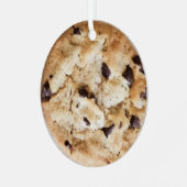 Chocolate Chip Cookie Romantische Weihnachten Ornament Aus Metall (Vorderseite links)