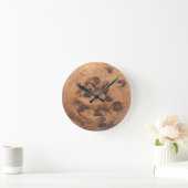 Chocolate Chip Cookie Runde Wanduhr (Zuhause)