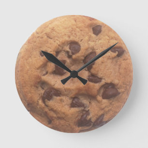 Chocolate Chip Cookie Runde Wanduhr
