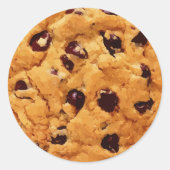 Chocolate Chip Cookie Runder Aufkleber (Vorderseite)