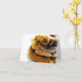 Chocolate Chip Cookie Stack Mitteilungskarten (Gelbe Blume)