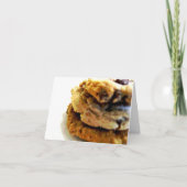Chocolate Chip Cookie Stack Mitteilungskarten (Vorderseite)