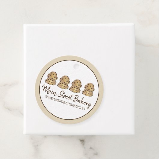 Chocolate Chip Cookie Teig Backwaren Konditorei Ko Geschenkanhänger (Beispiel)