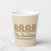 Chocolate Chip Cookie Teig Backwaren Konditorei Ko Pappbecher (Vorderseite)