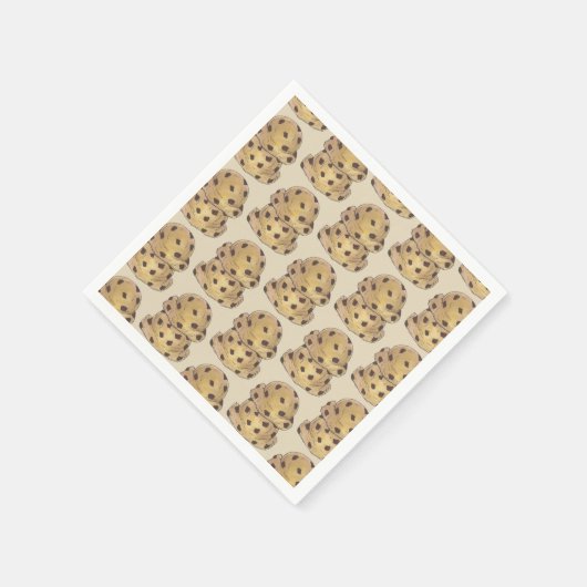 Chocolate Chip Cookie Teig Backwaren Konditorei Ko Serviette (Ecke)