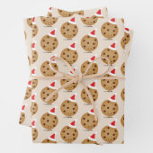 Chocolate Chip Cookie Weihnachtsmannmützen Weihnac Geschenkpapier Set (Beispiel)