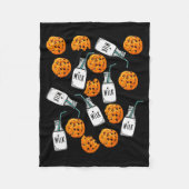 Chocolate Chip Cookies And Milk Funny Costume Fleecedecke (Vorderseite)