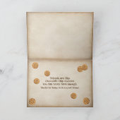 Chocolate Chip Cookies für Freunde danke Karte (Innenseite)