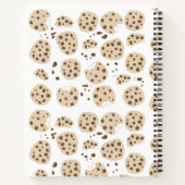 Chocolate Chip Cookies Muster Rezepte Kochbuch Notizblock (Rückseite)