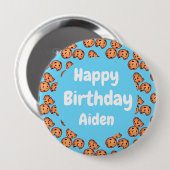 Chocolate Chip Cookies Musterballon Button (Vorne & Hinten)