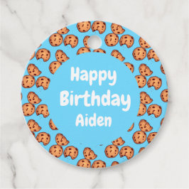 Chocolate Chip Cookies Musterballon Geschenkanhänger