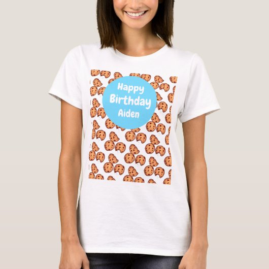 Chocolate Chip Cookies Musterballon T-Shirt (Vorderseite)