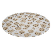Chocolate Chip Cookies Pattern Schneidebrett (Ecke)