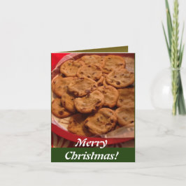 Chocolate Chip Cookies Weihnachten Karte