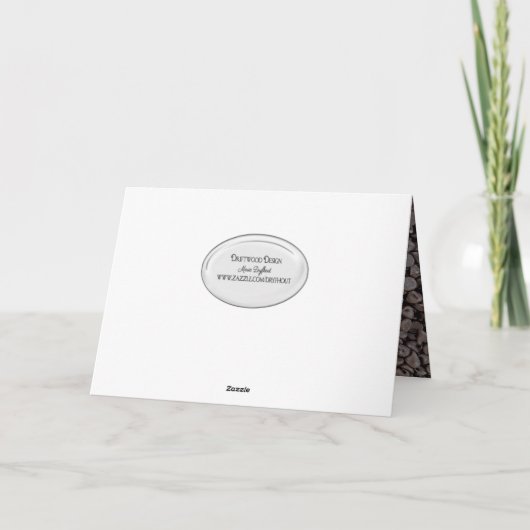 Chocolate Chips Geburtstag Karte (Rückseite)