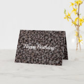 Chocolate Chips Geburtstag Karte (Gelbe Blume)