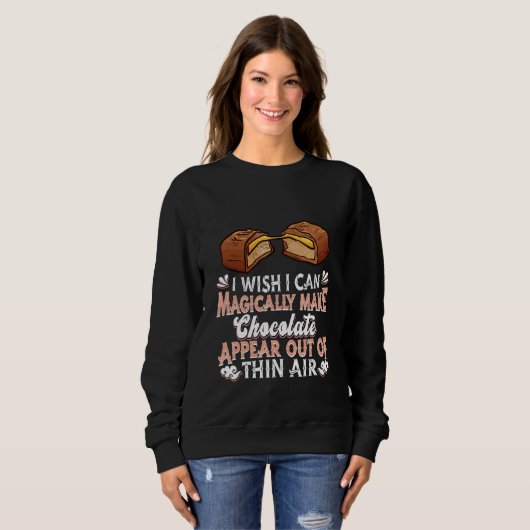 Chocolate     Chocoholic Choco Bar Magic Chocolate Sweatshirt (Vorne ganz)