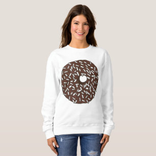 Chocolate Coconut Donut Doughnut Sweatshirt
