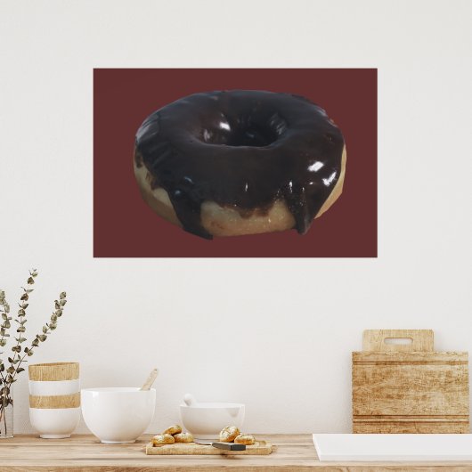 Chocolate Covered Donut Poster (Küche)