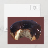 Chocolate Covered Donut Postkarte (Vorne/Hinten)