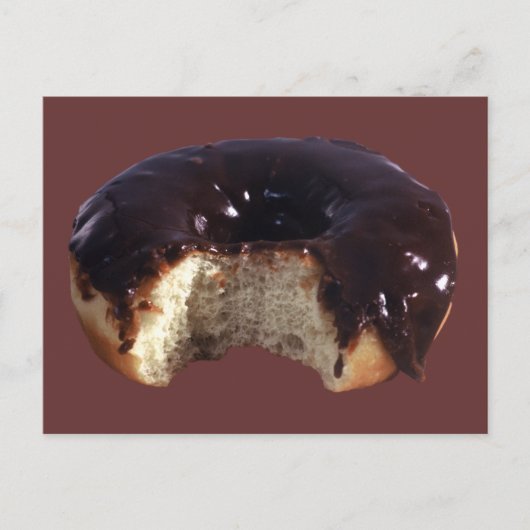 Chocolate Covered Donut Postkarte (Vorderseite)